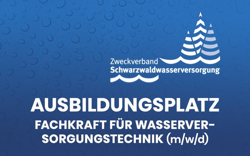 Ausbildungsplatz als Fachkraft für Wasserversorgungstechnik (m/w/d)